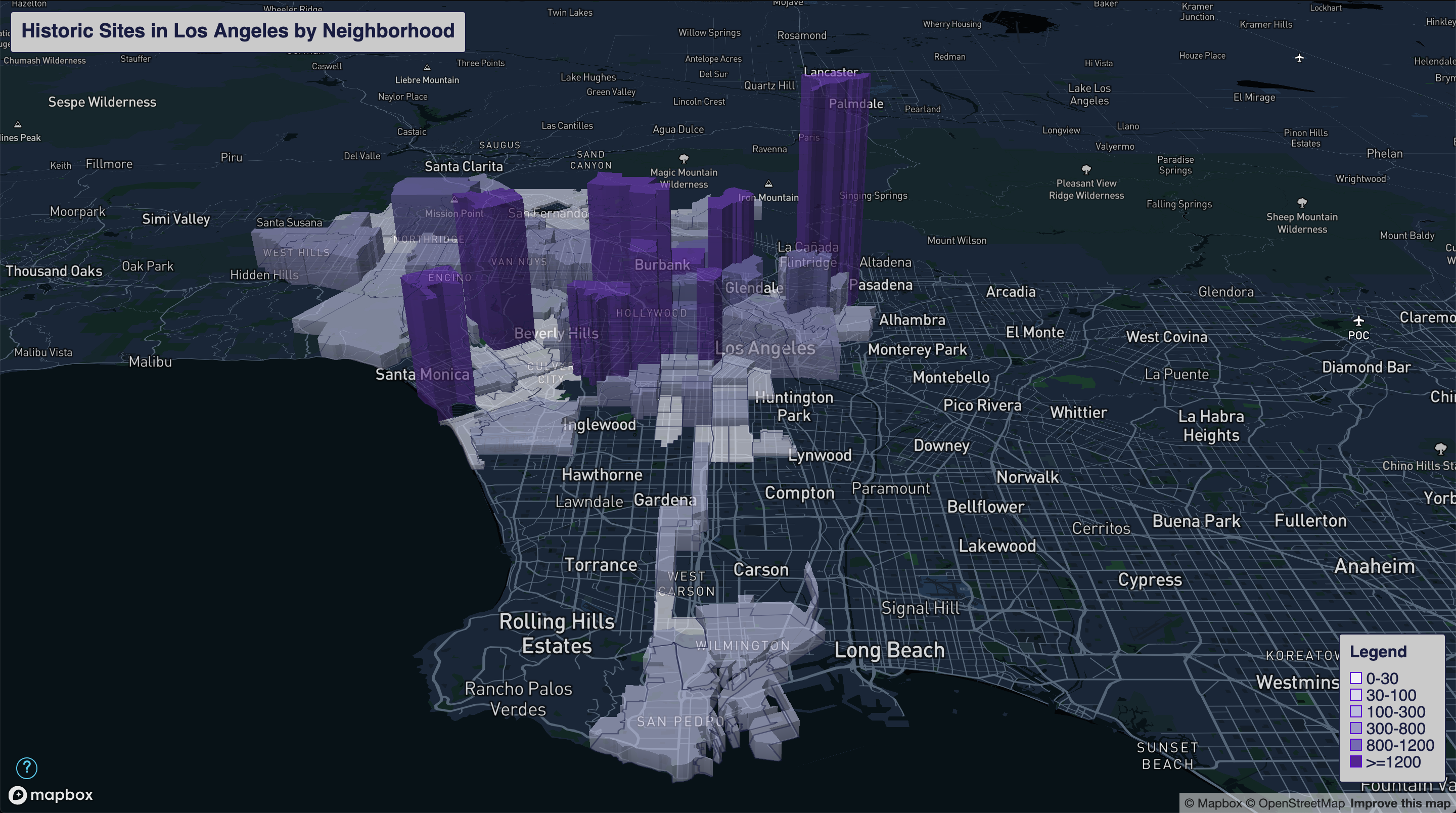 LA Historic Sites screenshot